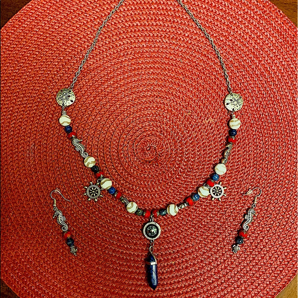 Necklace and Earrings